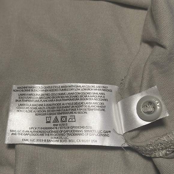 GAP Men’s Short Sleeve 3 Button Henley Tee Blue Size Small - Picture 14 of 15